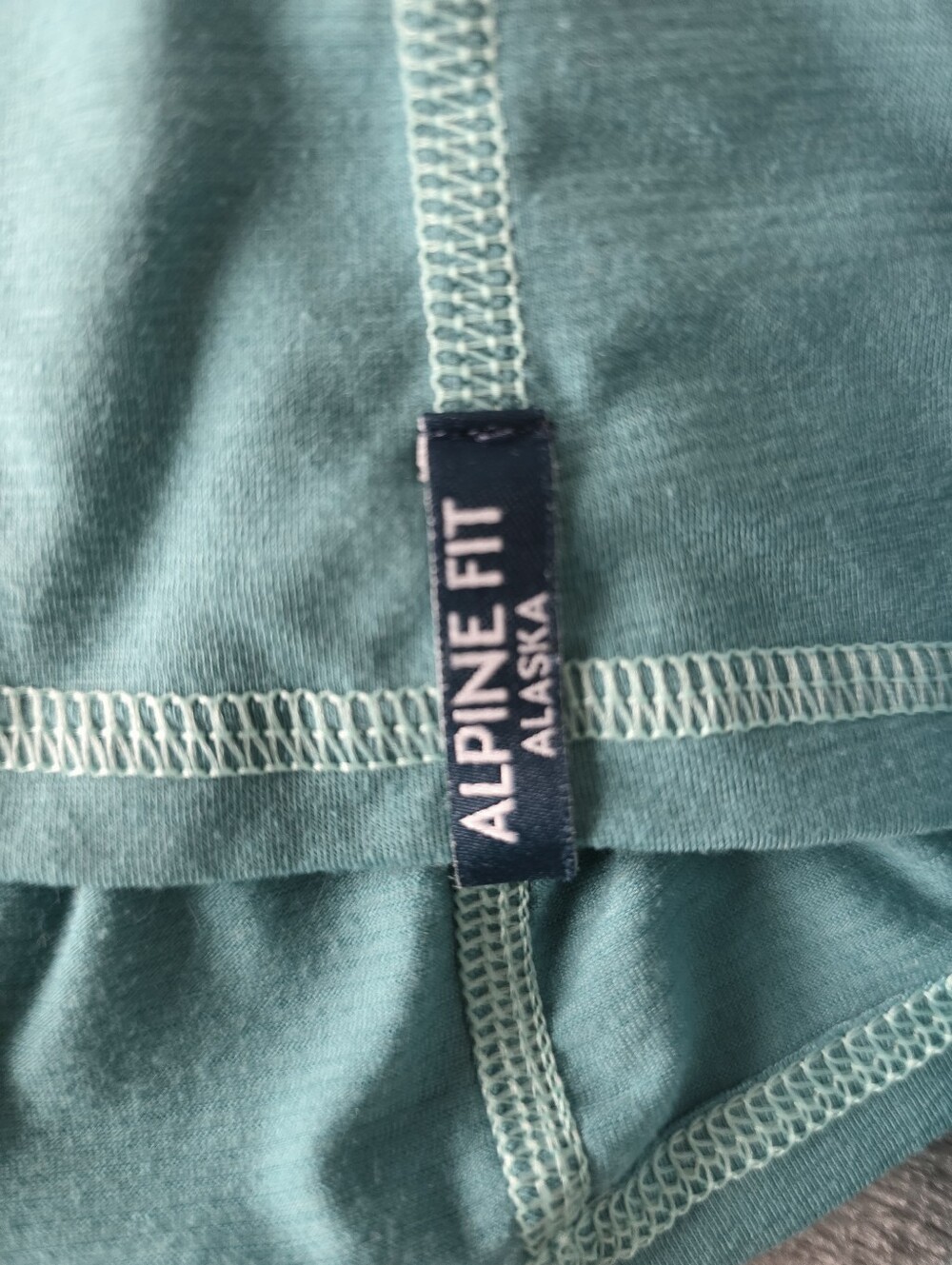 Alpine Fit Wild Iris Rendezvous Ridge Long Sleeve Top Glacial Teal M - Picture 3 of 9